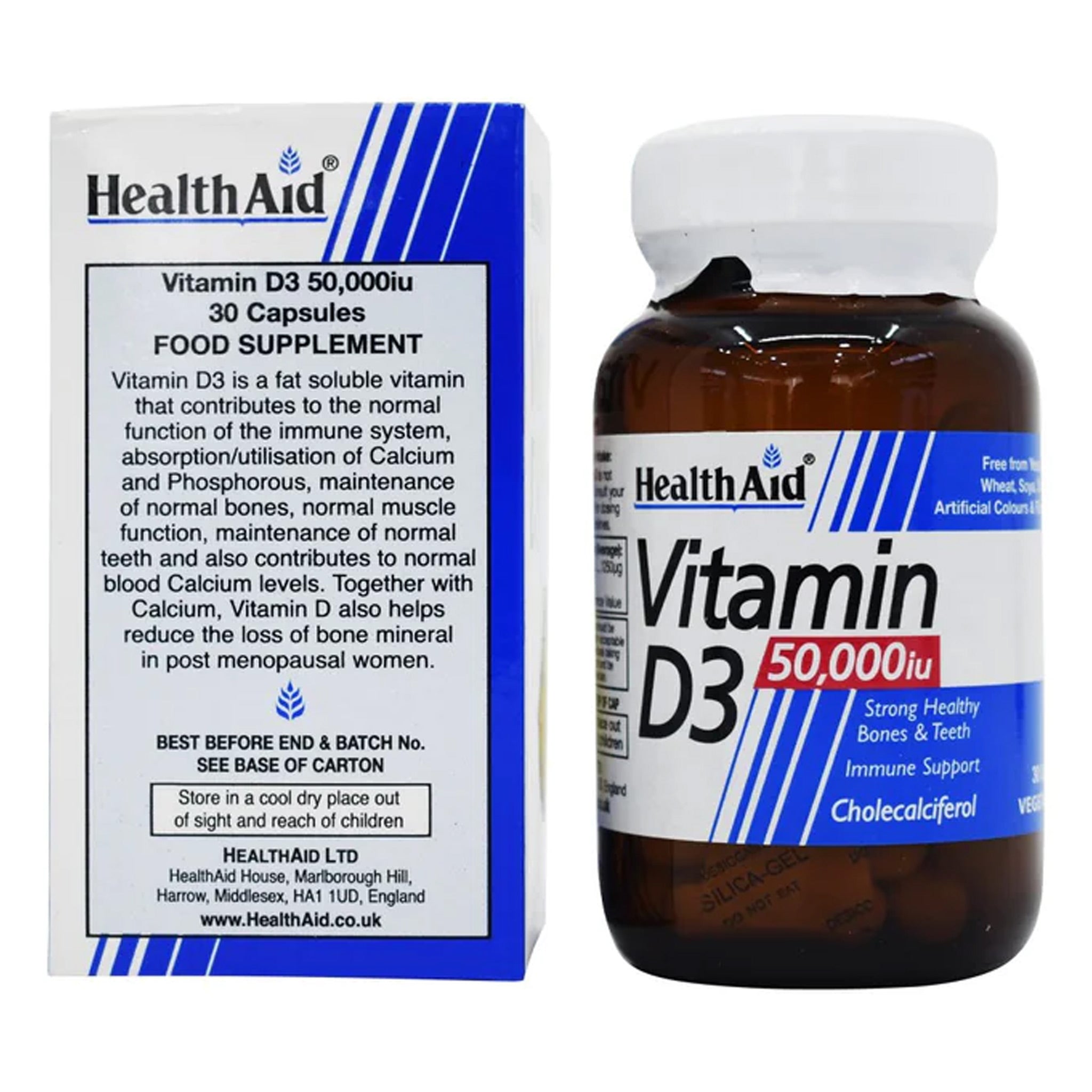 Health Aid Vitamin D3 50 000 IU