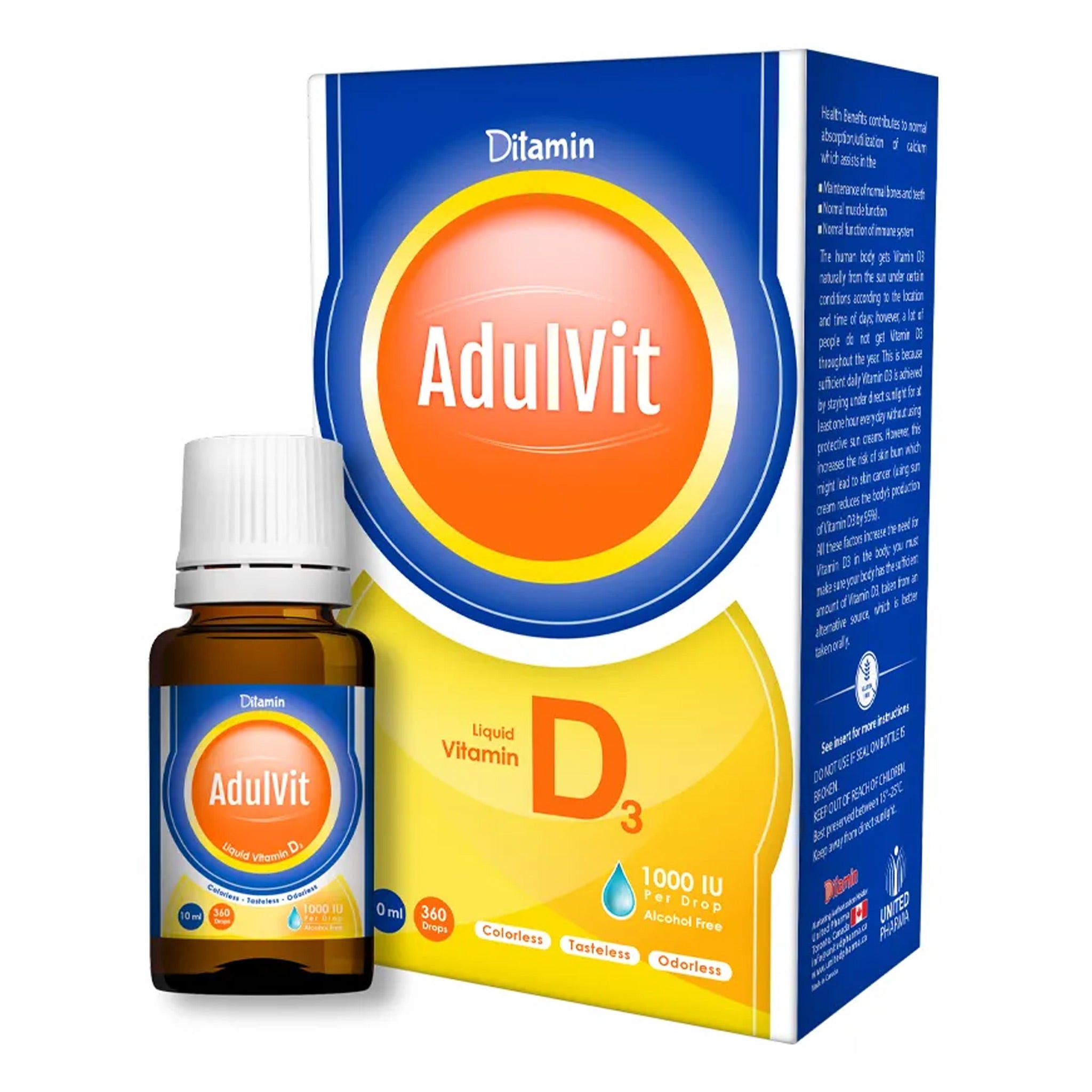 Ditamin Adulvit D1000 Iu Per Drop
