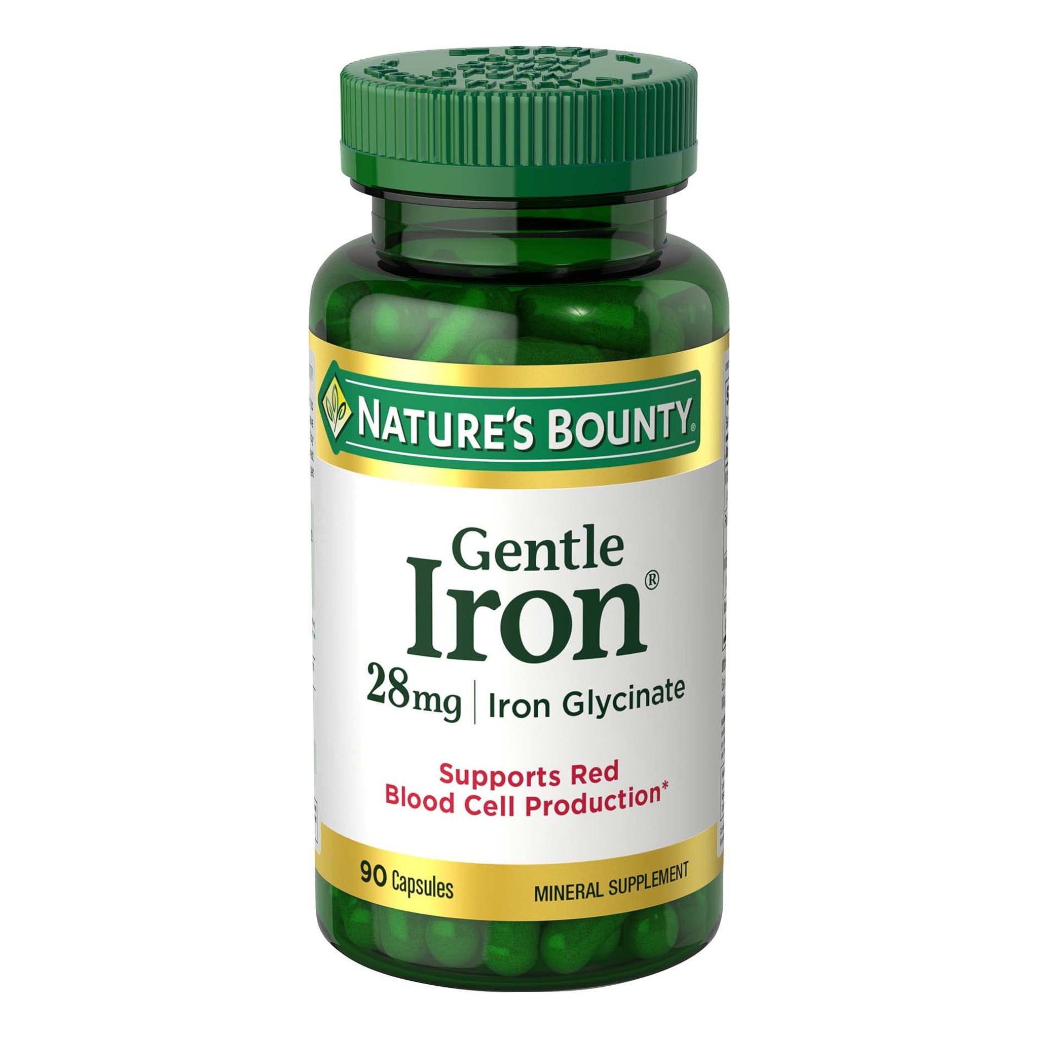 Natures Bounty Gentle Iron 28 mg