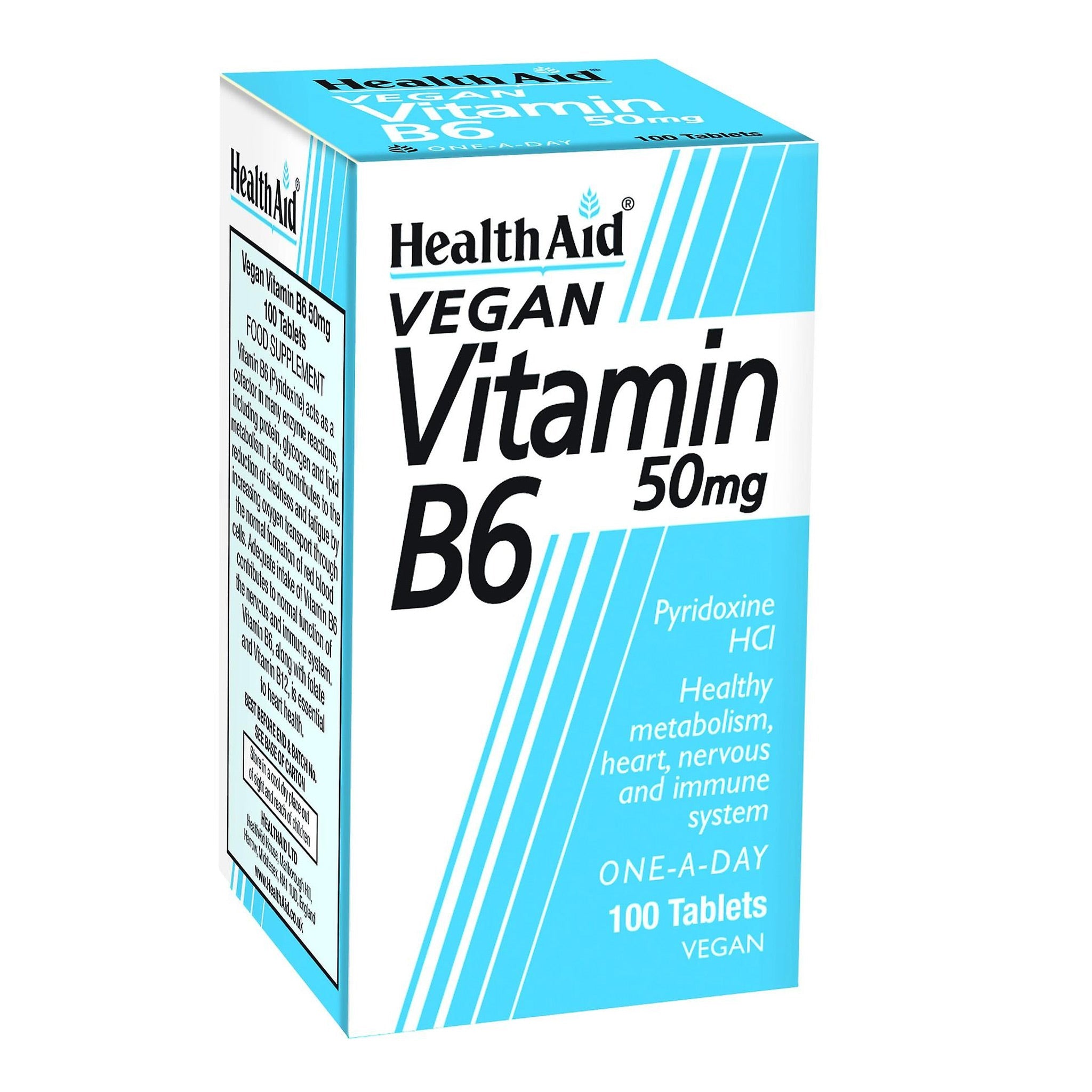 Health Aid Vit B6 50Mg