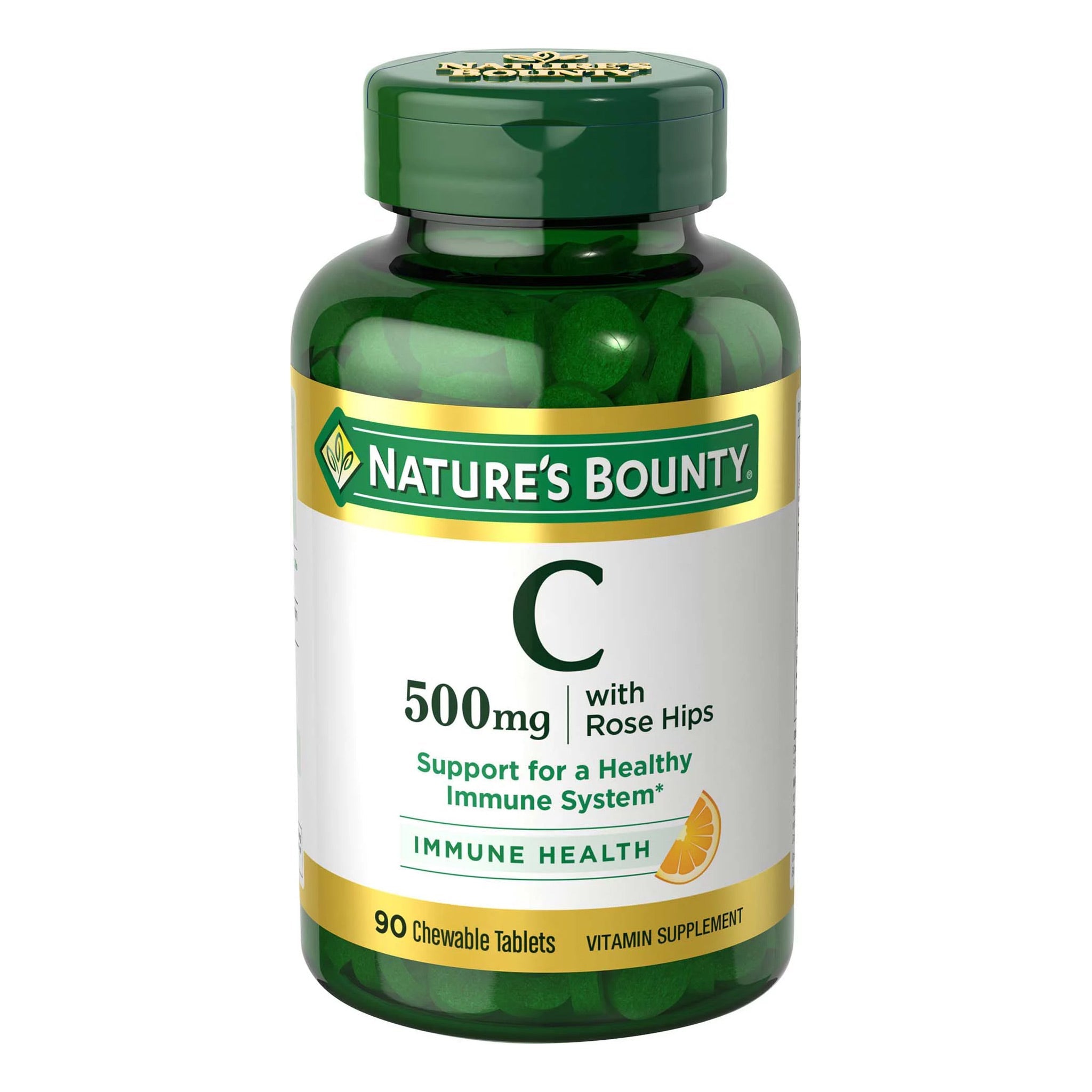 Natures Bounty Vitamin C 500 mg Deli. Chewable With Rose Hips