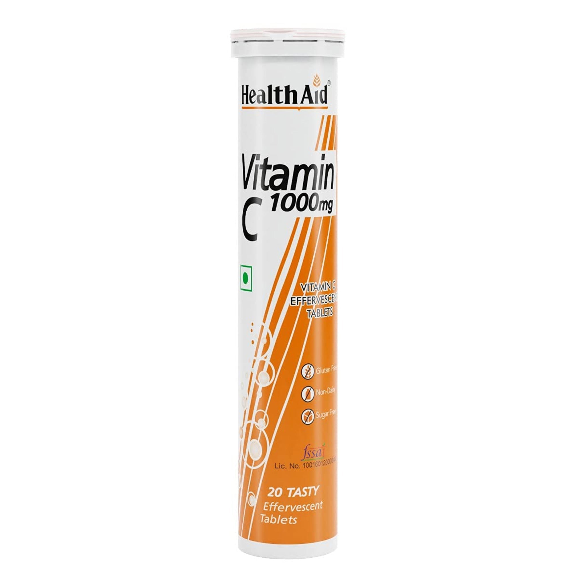 Health Aid Orange Vitamin C 1G Effervescent