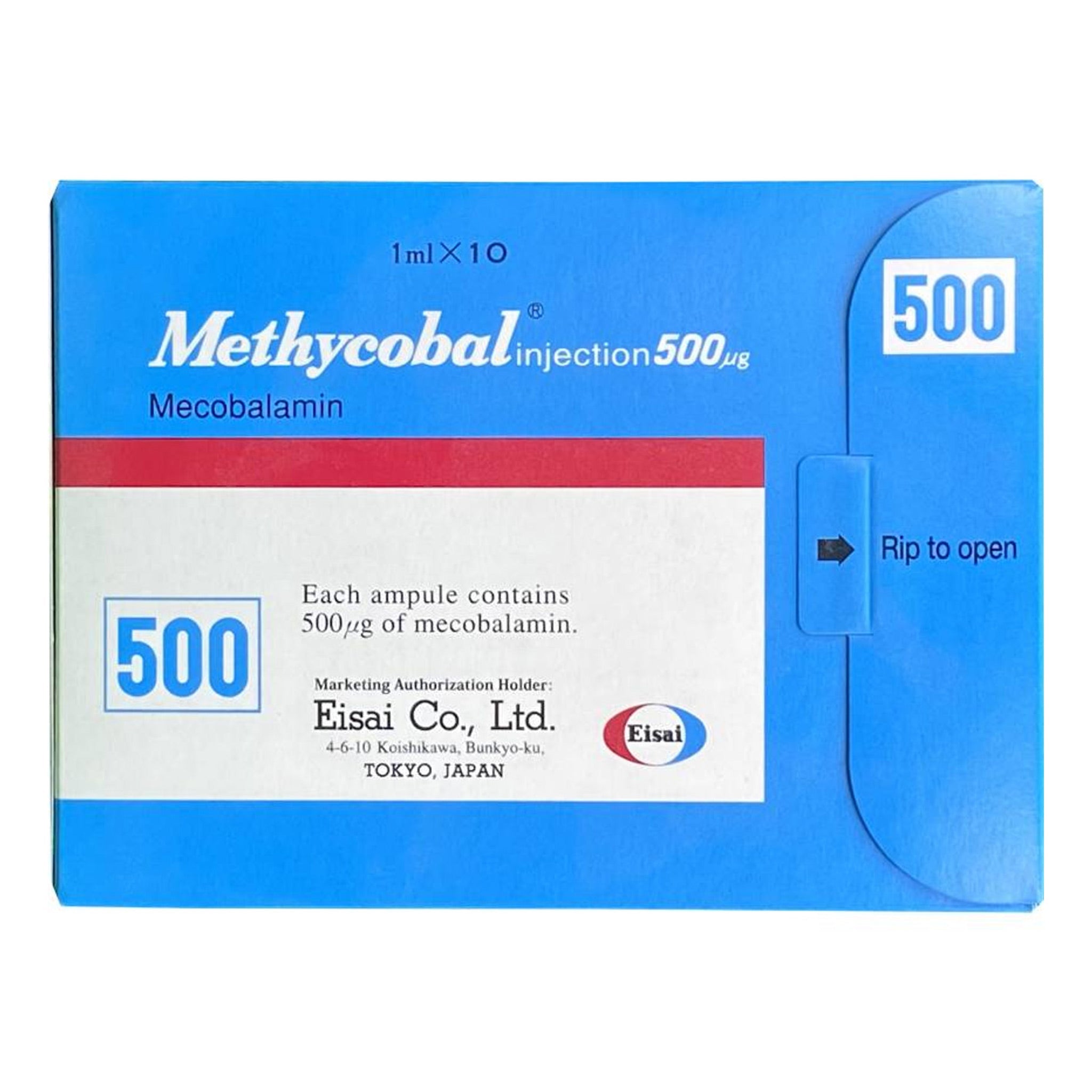 Methycobal 500Mcg Ampoules 1Ml