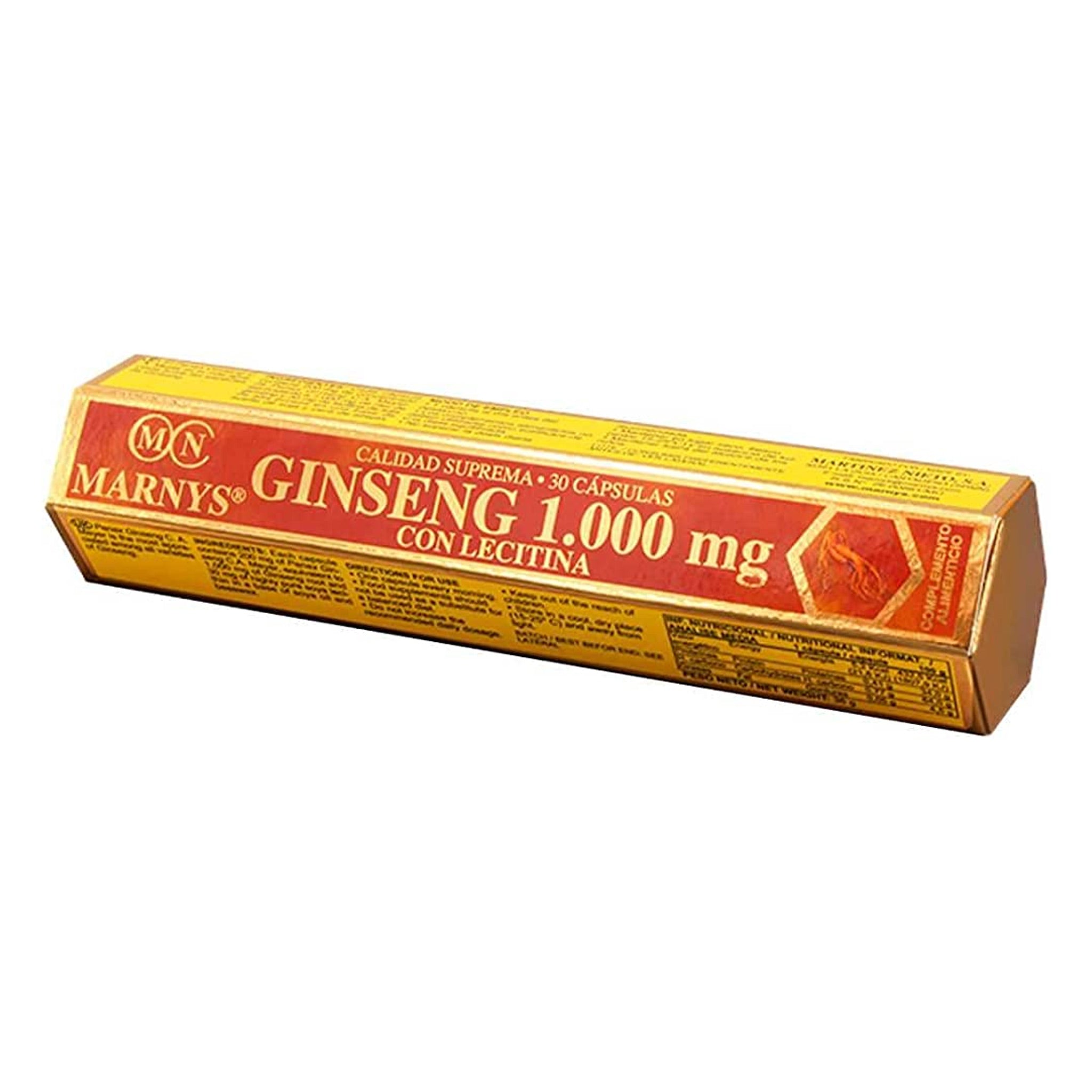 Marnys Ginseng 1000mg With Lecithin