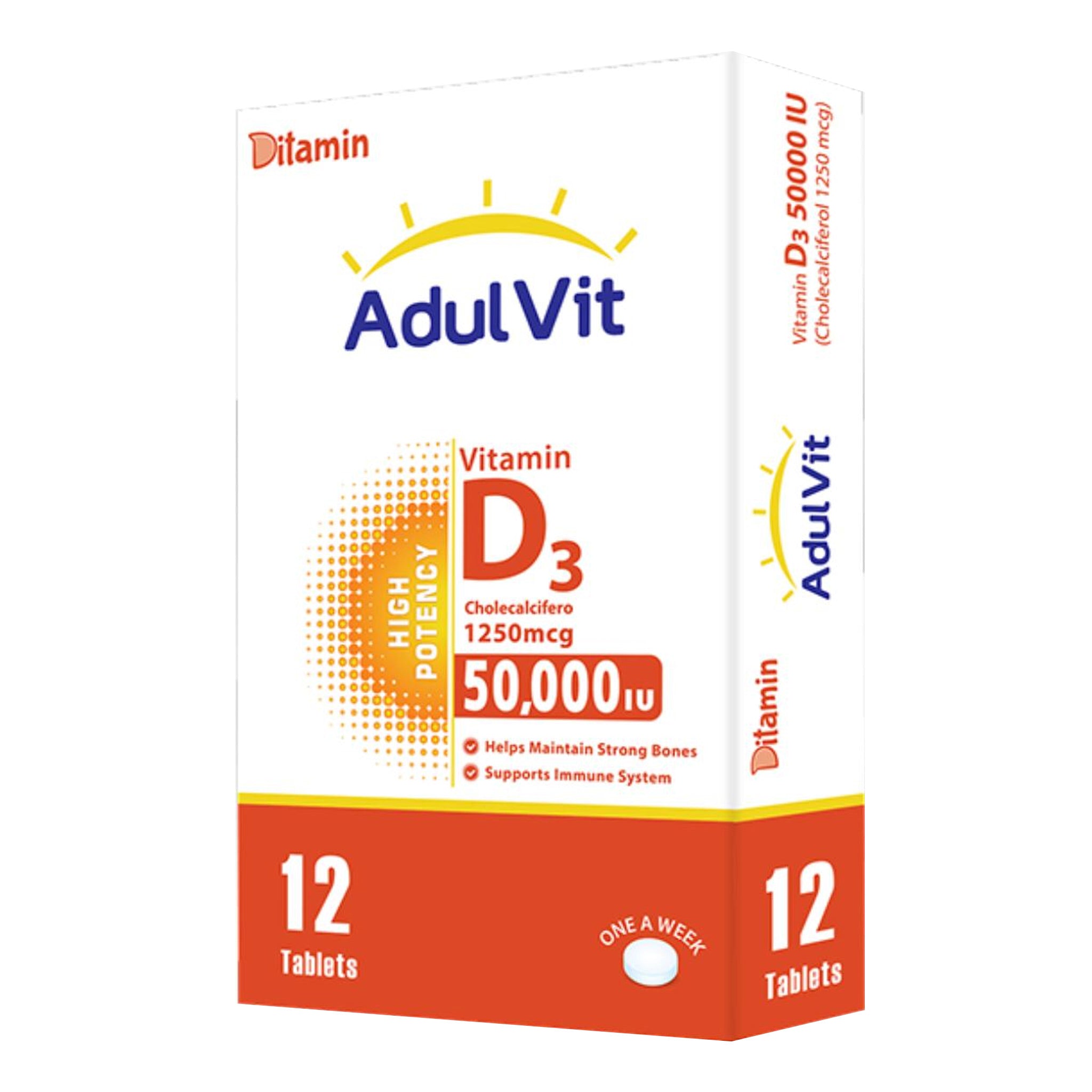 Ditamin Adult Vitamin D3 50000 iu