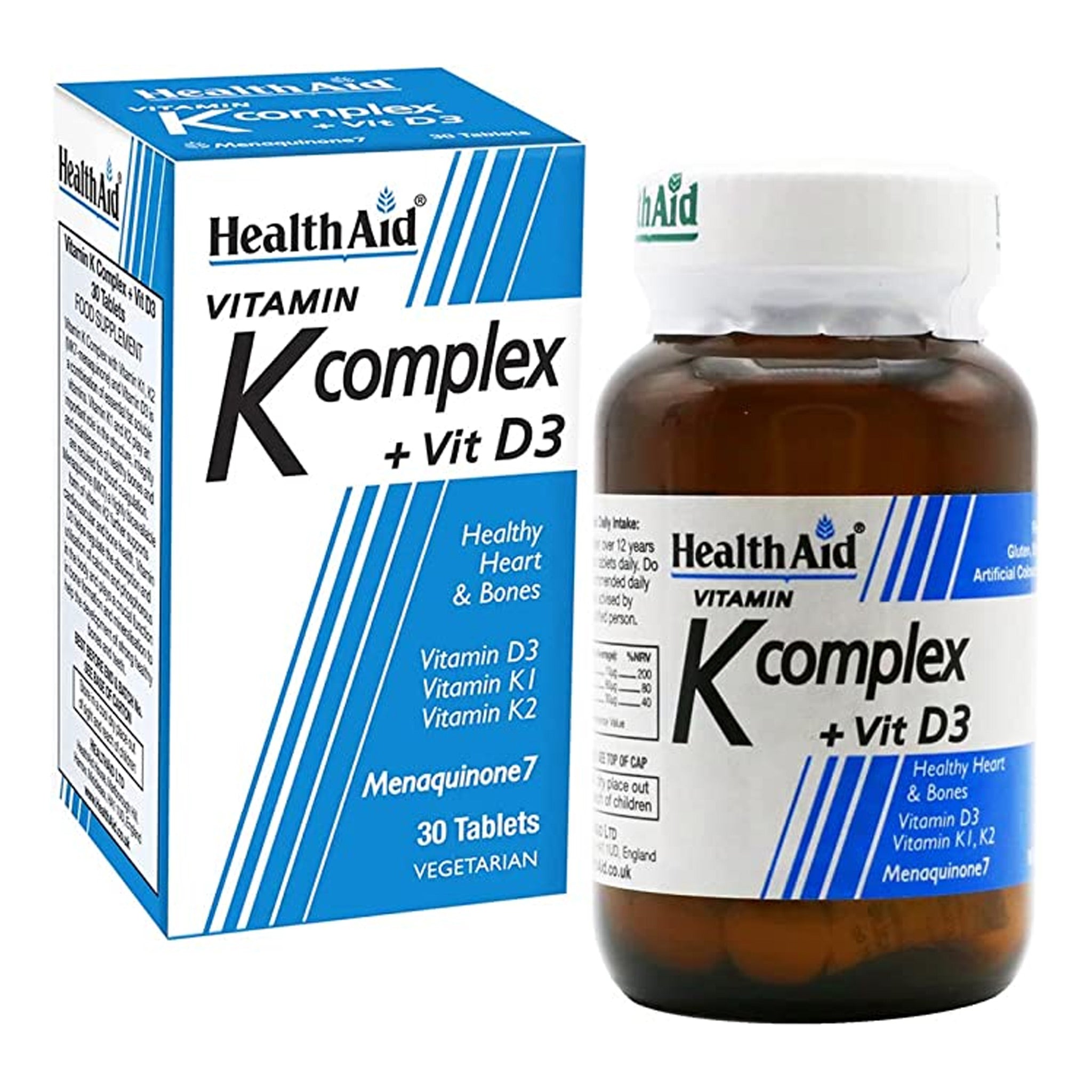 Health Aid Vitamin K Complex + Vit D3