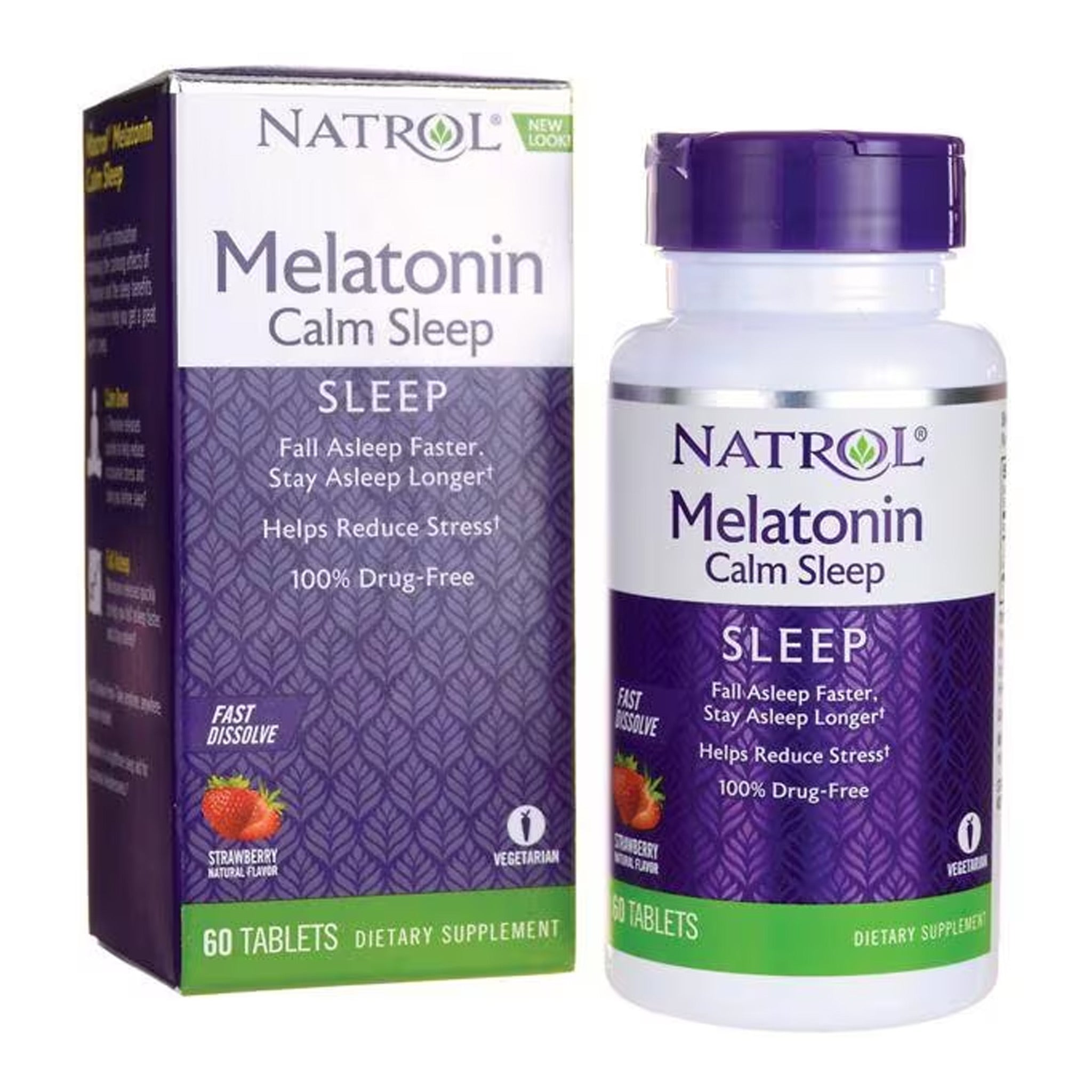 Natrol Melatonin Calm Sleep 6 mg 60 Tab