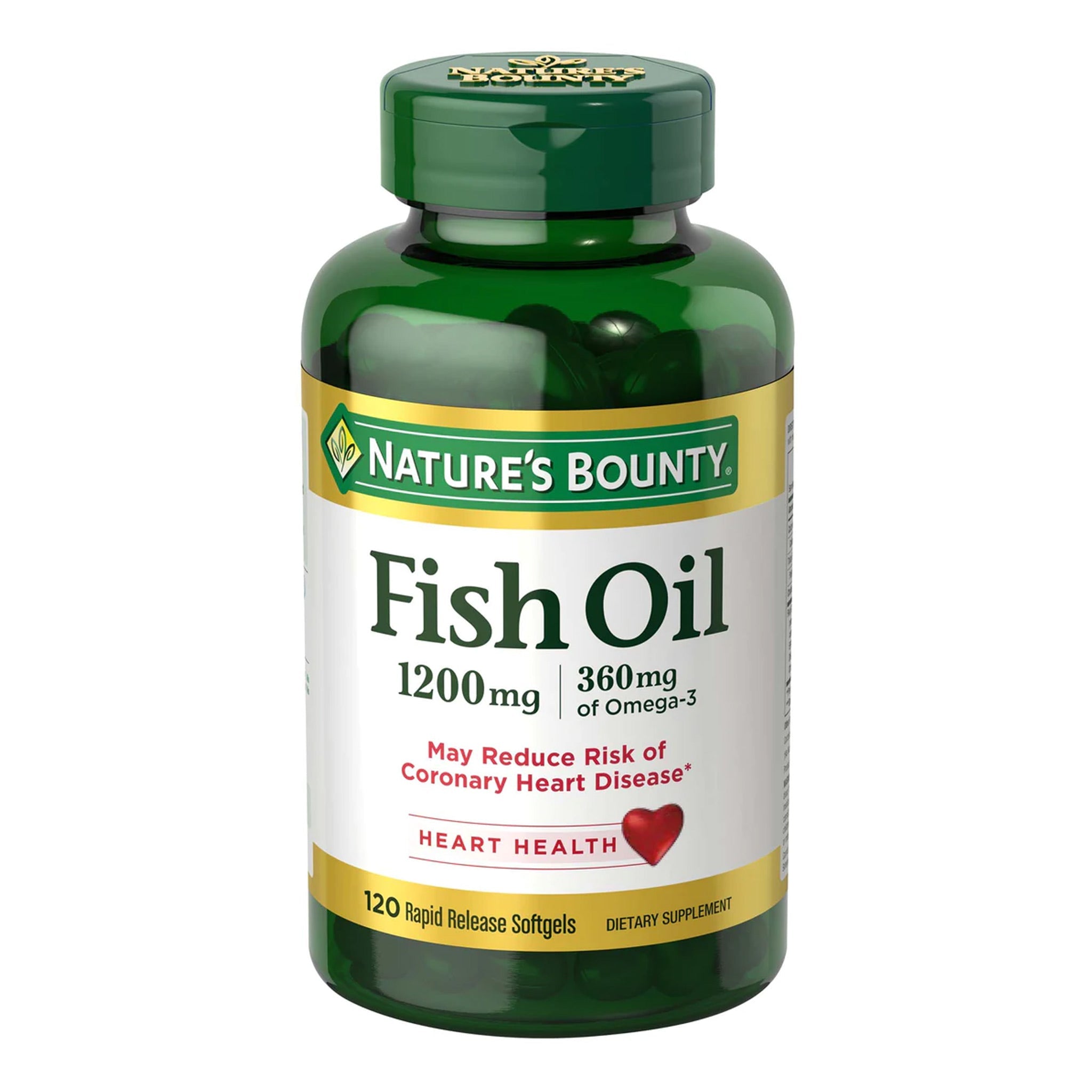 Natures Bounty Fish Oil 2400 mg Odorless