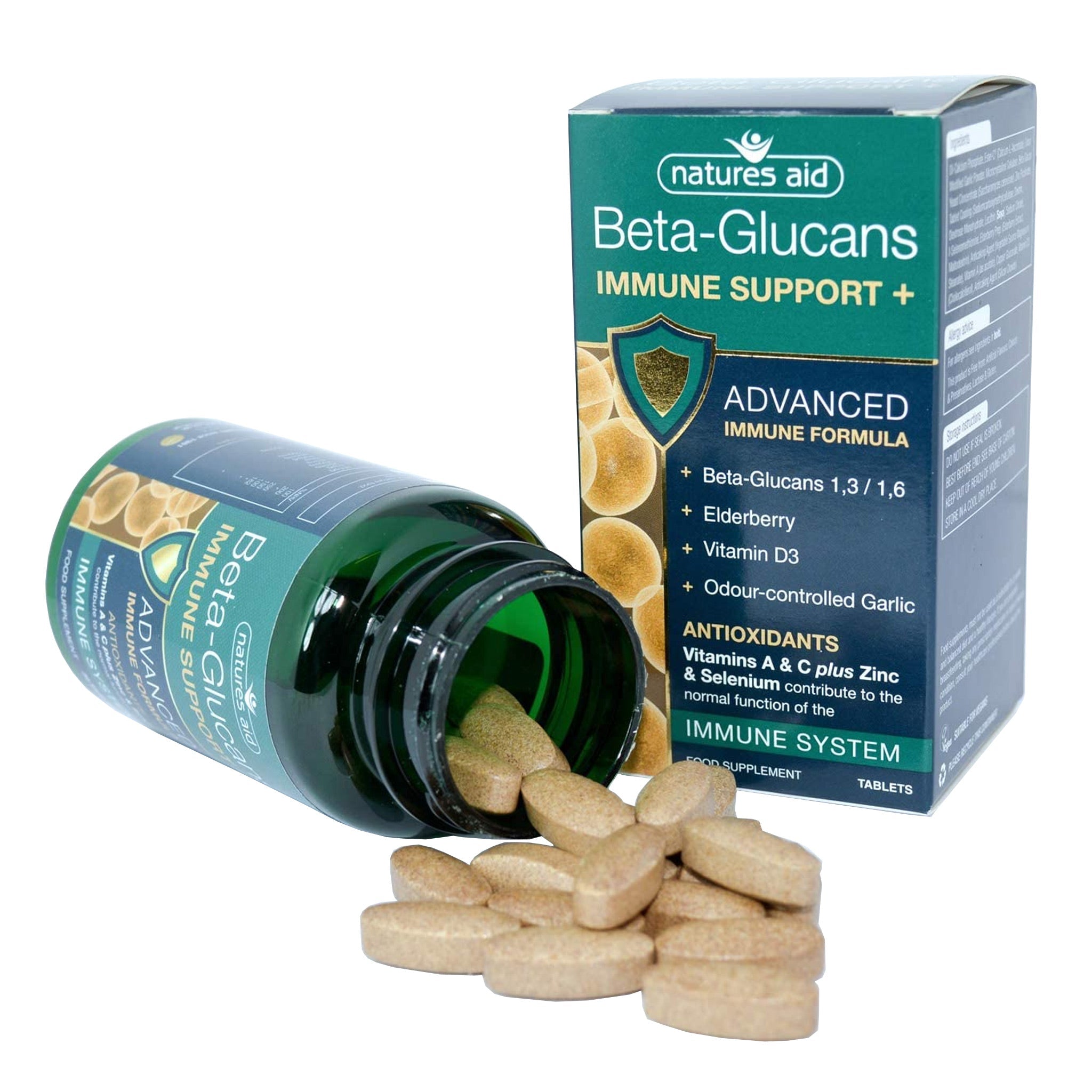 Natures Aid Beta-Glucans Immune Support Plus