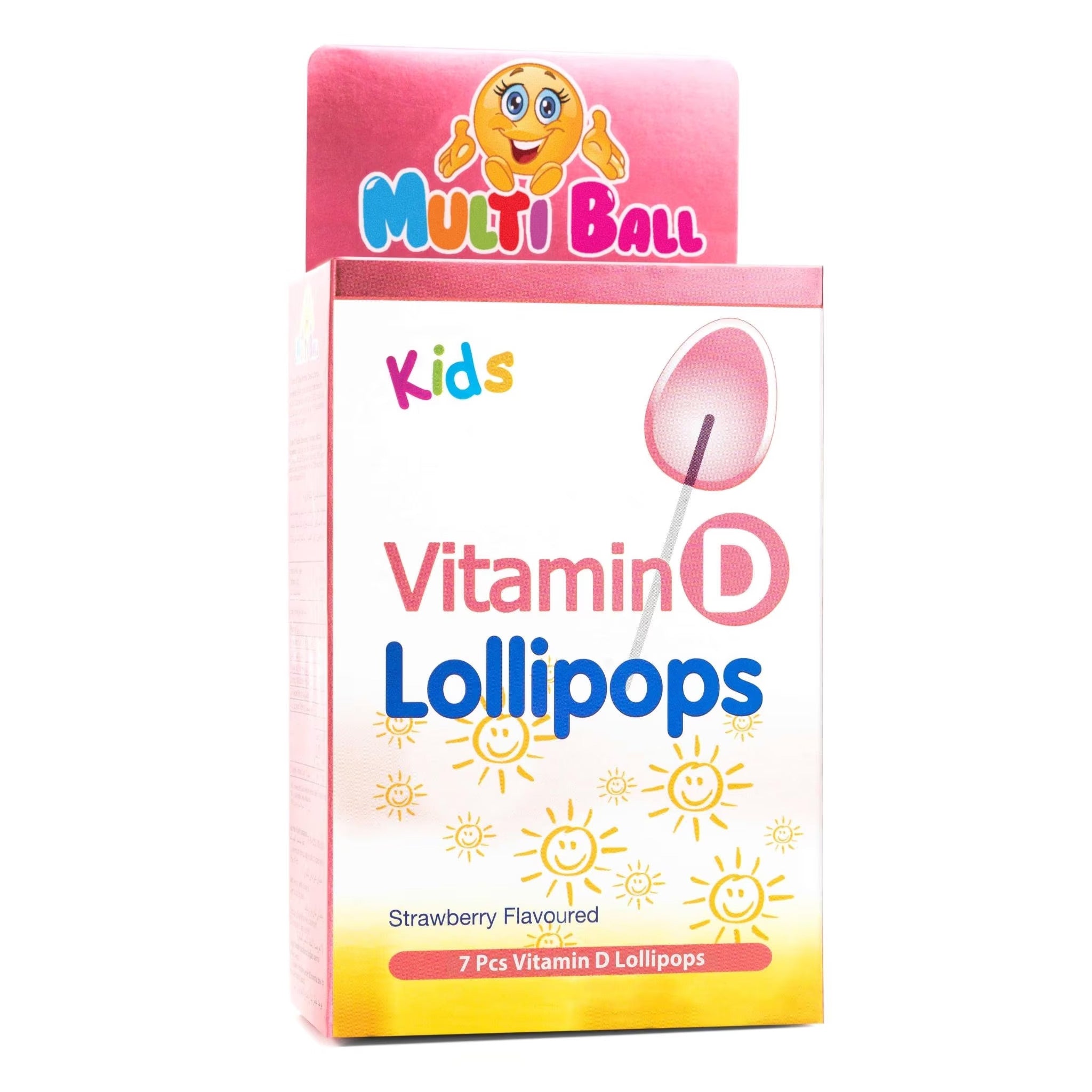 Multi Ball Lollipops 7 pieces