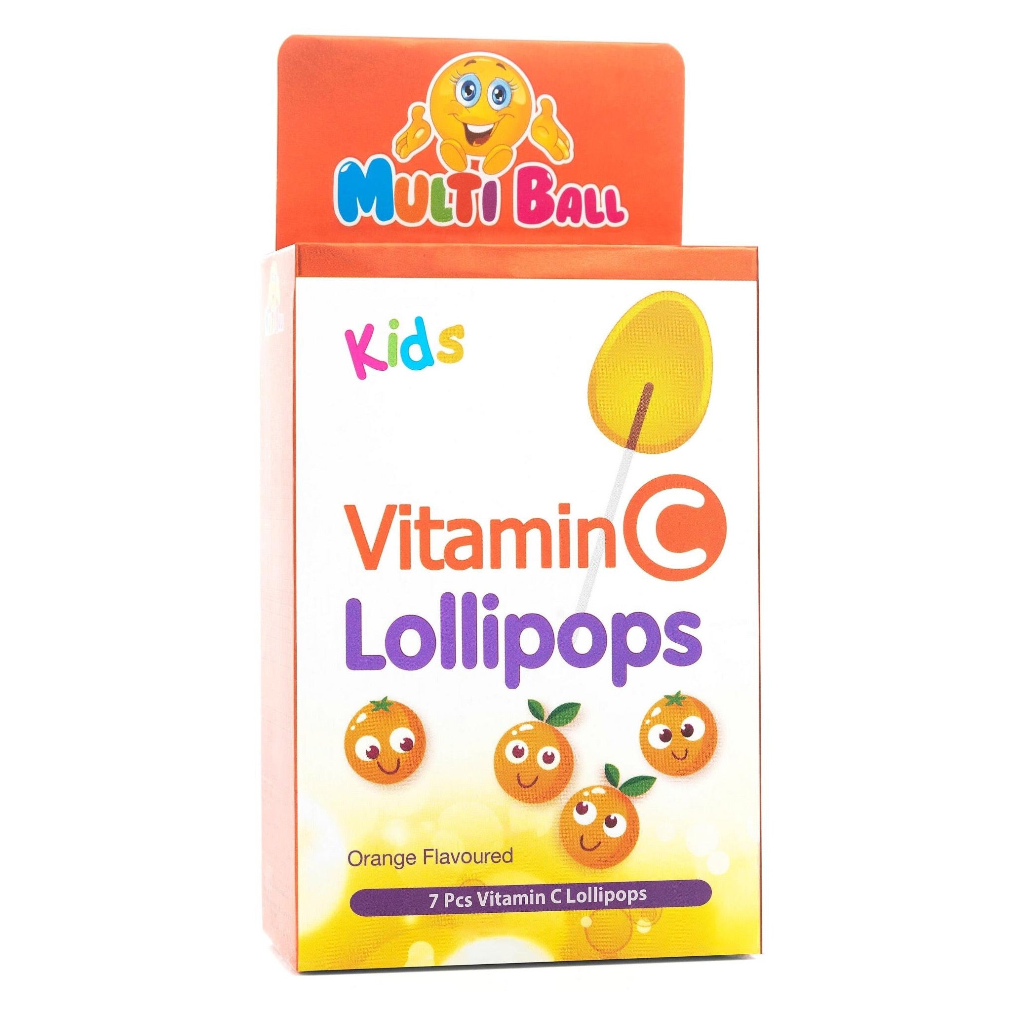 Multi Ball Lollipops 7 pieces