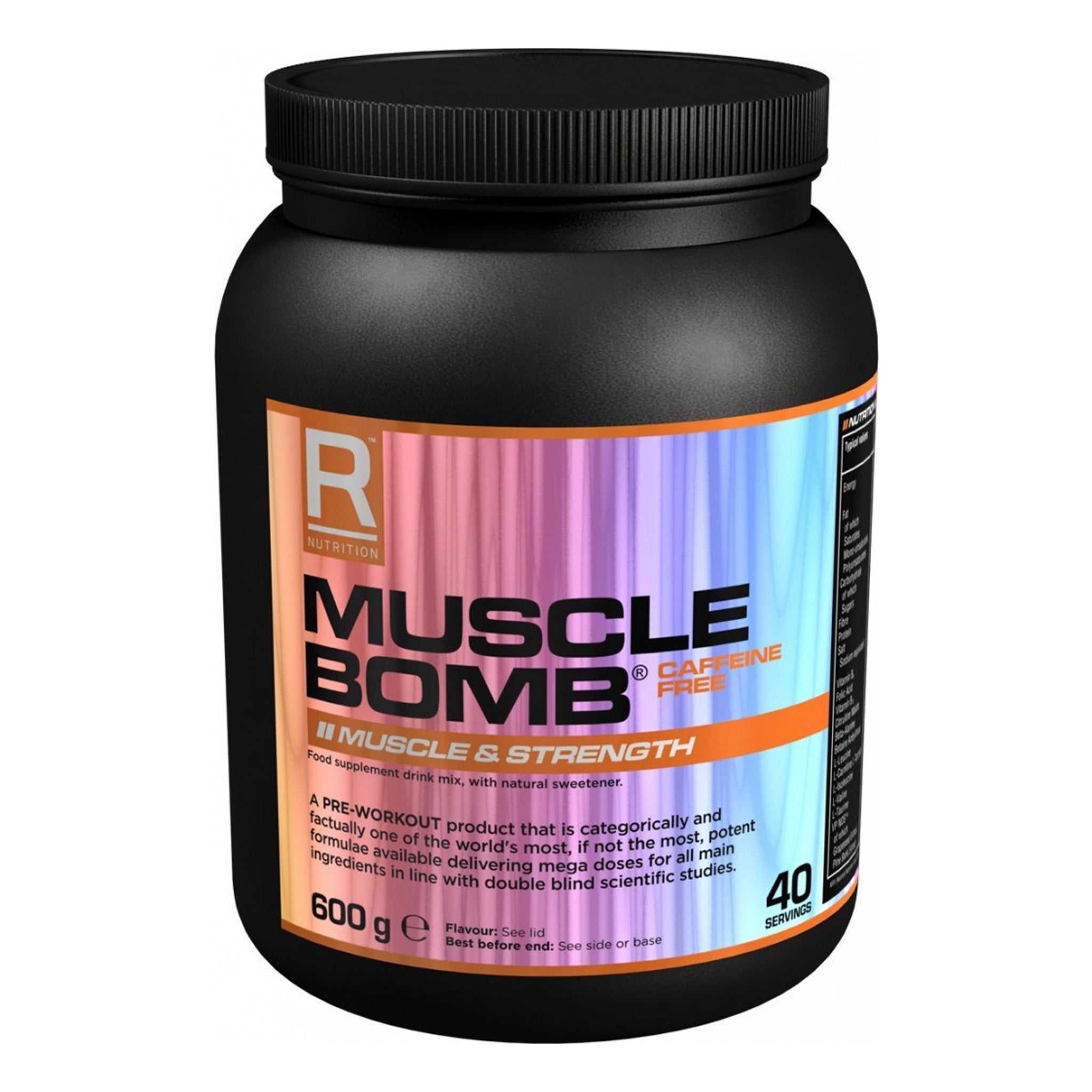 Reflex Nutrition Muscle Bomb With Caffeine 600 Gm