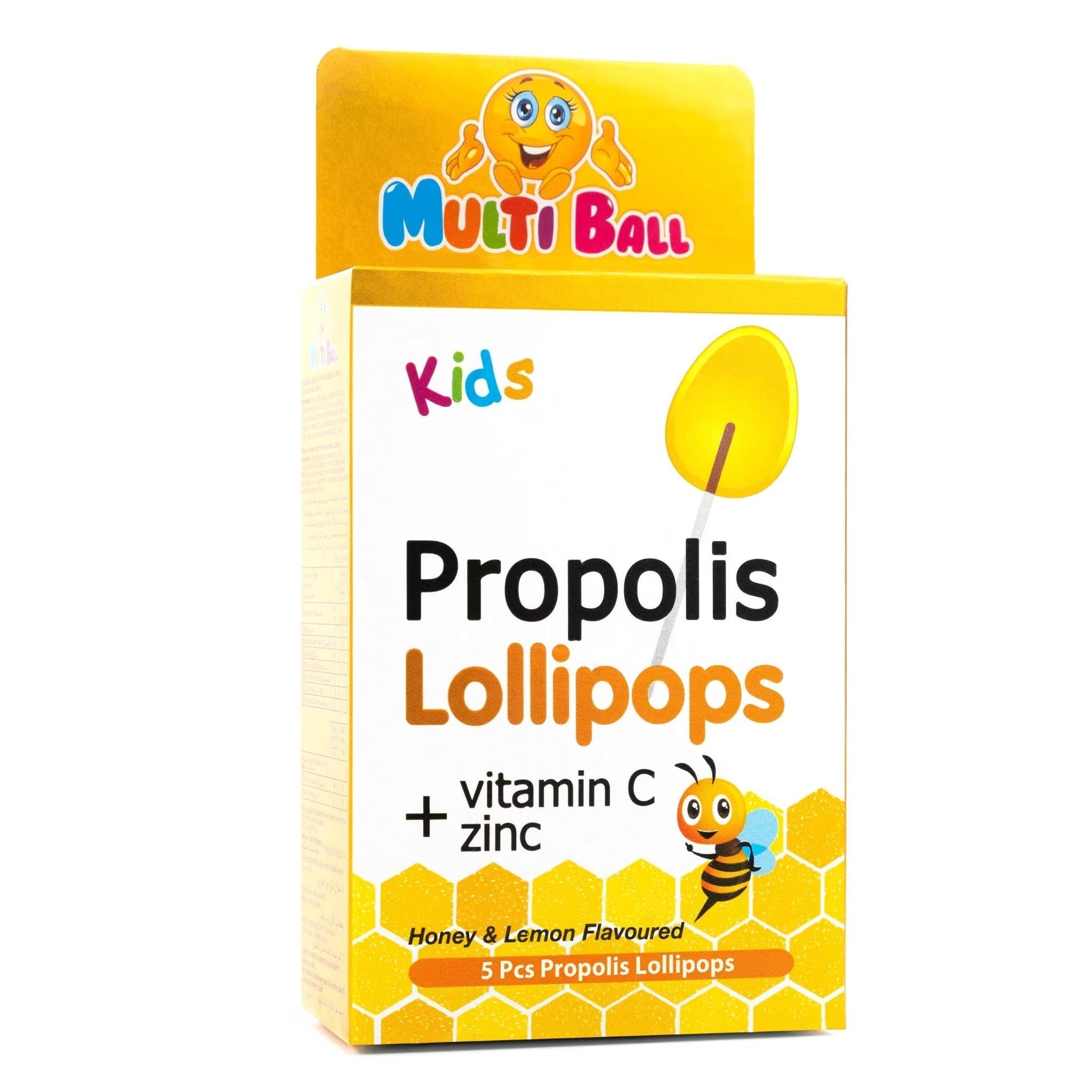 Multi Ball Lollipops 7 pieces