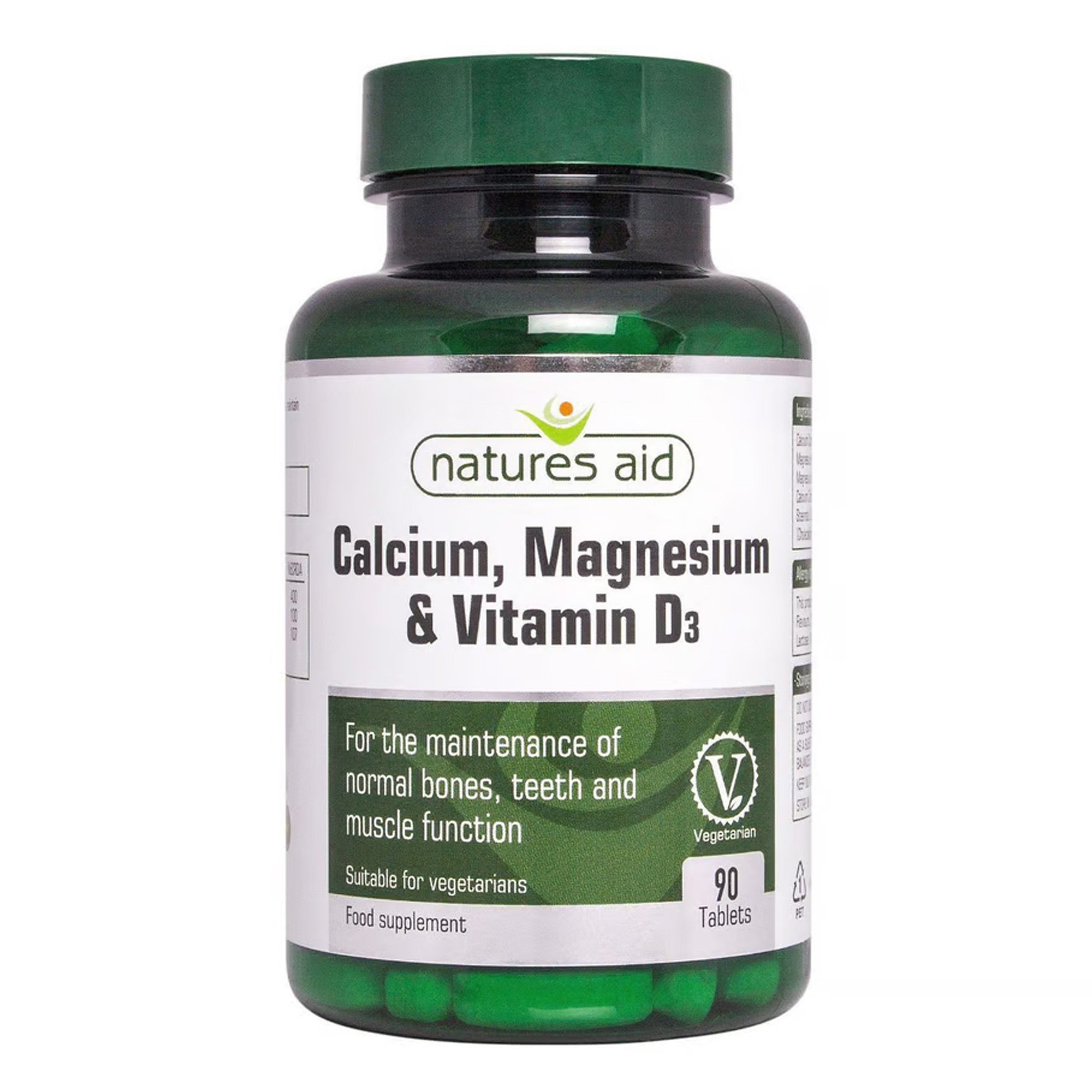 Natures Aid Calcium, Magnesium + Vitamin D3