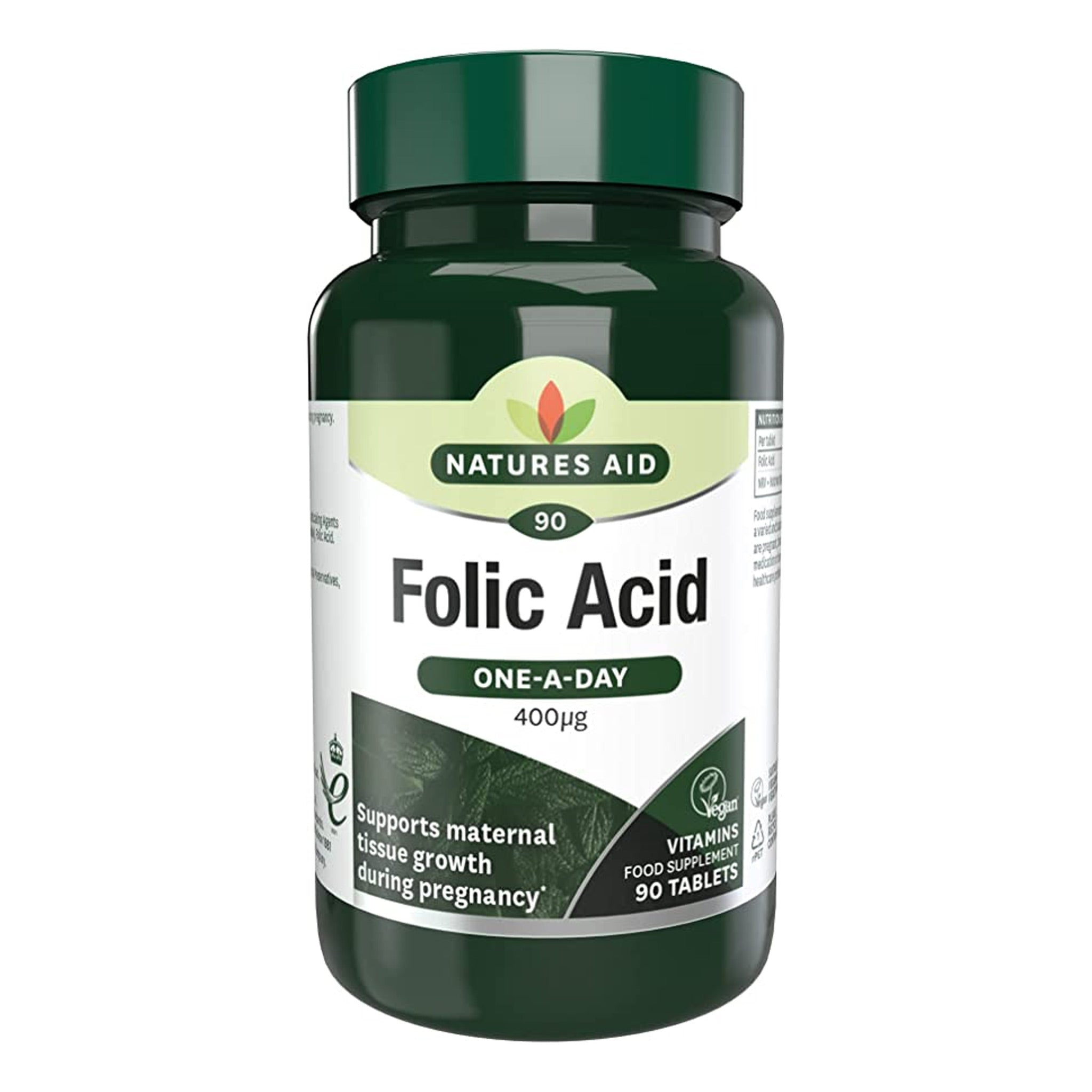 Natures Aid Folic Acid 400 mg