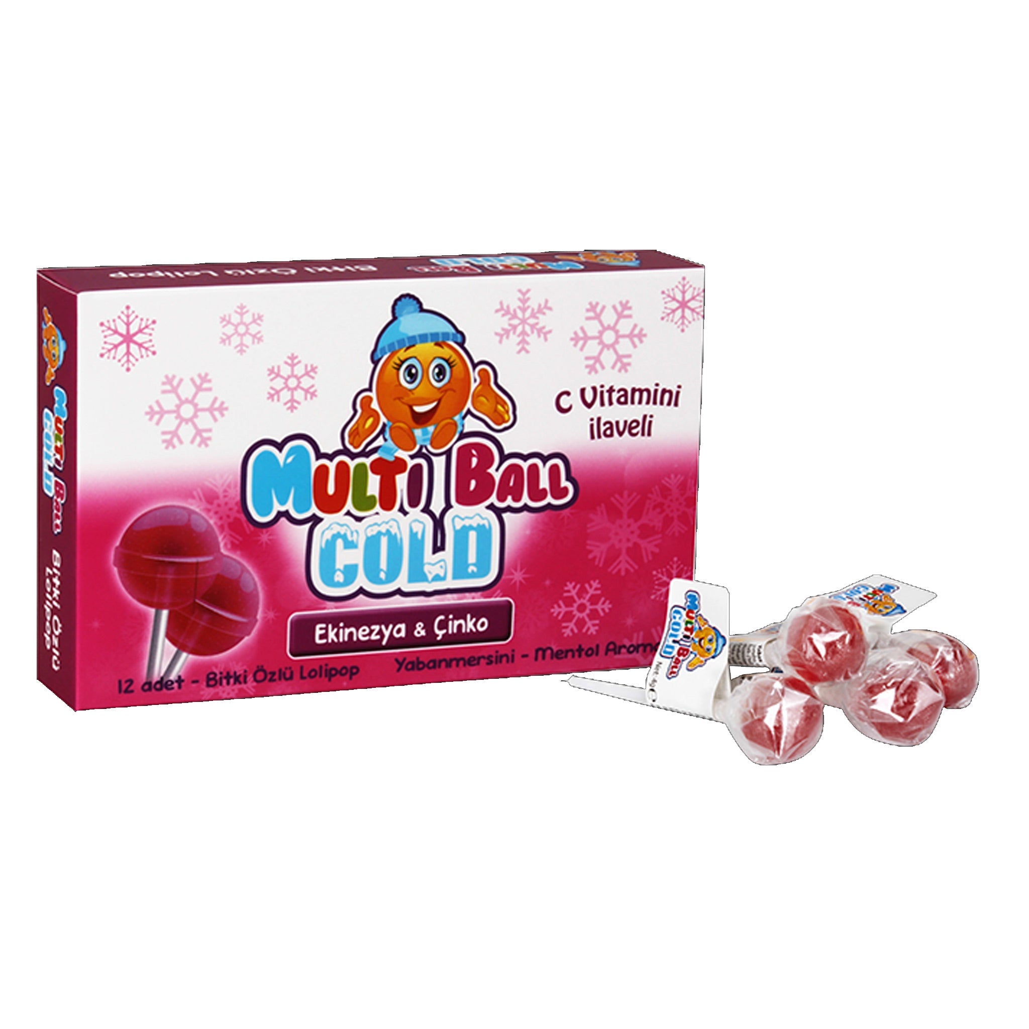 Multi Ball Echinacea Lollipops vitamin C+ Zinc