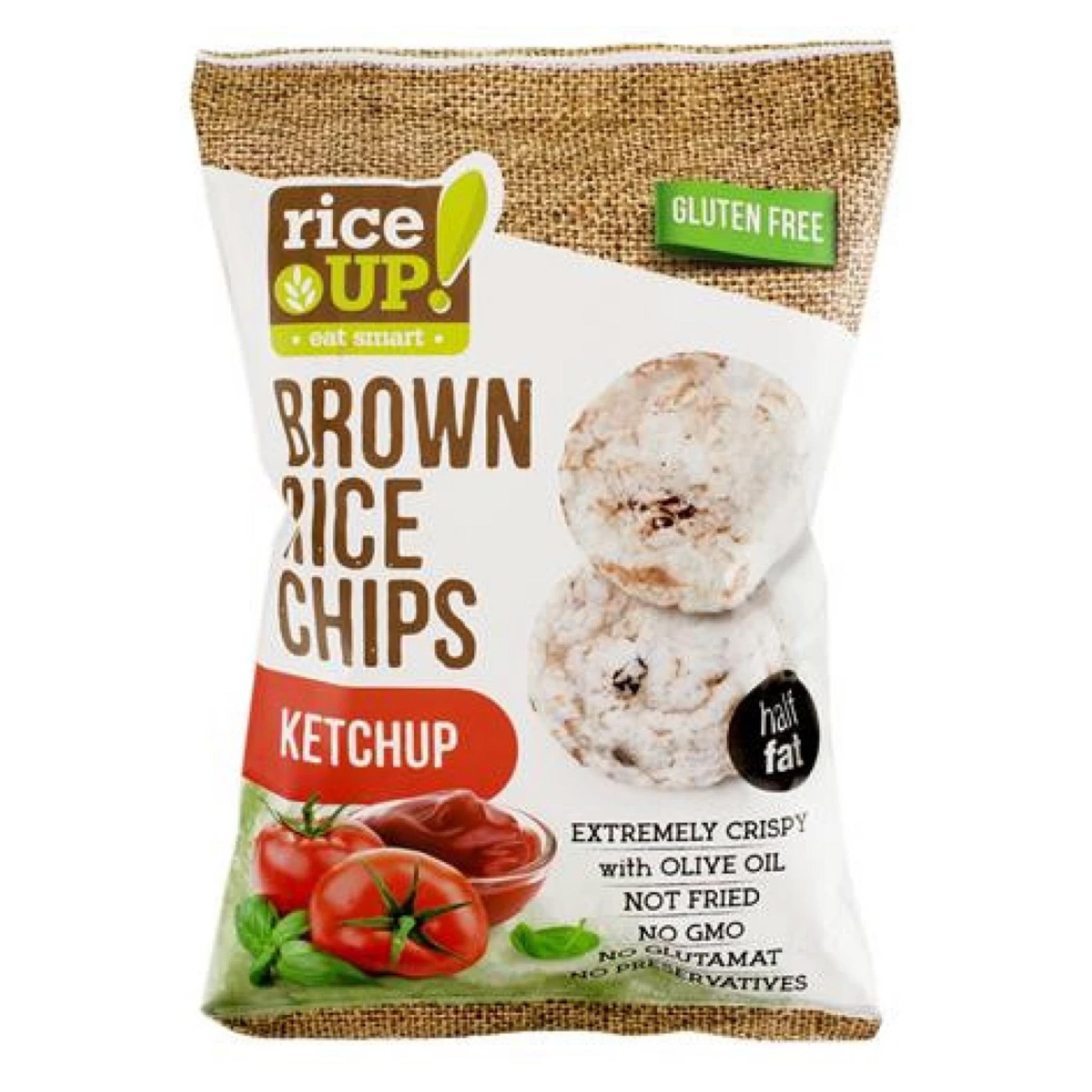 Rice Up Whole Grain 60Gm Rice Chips