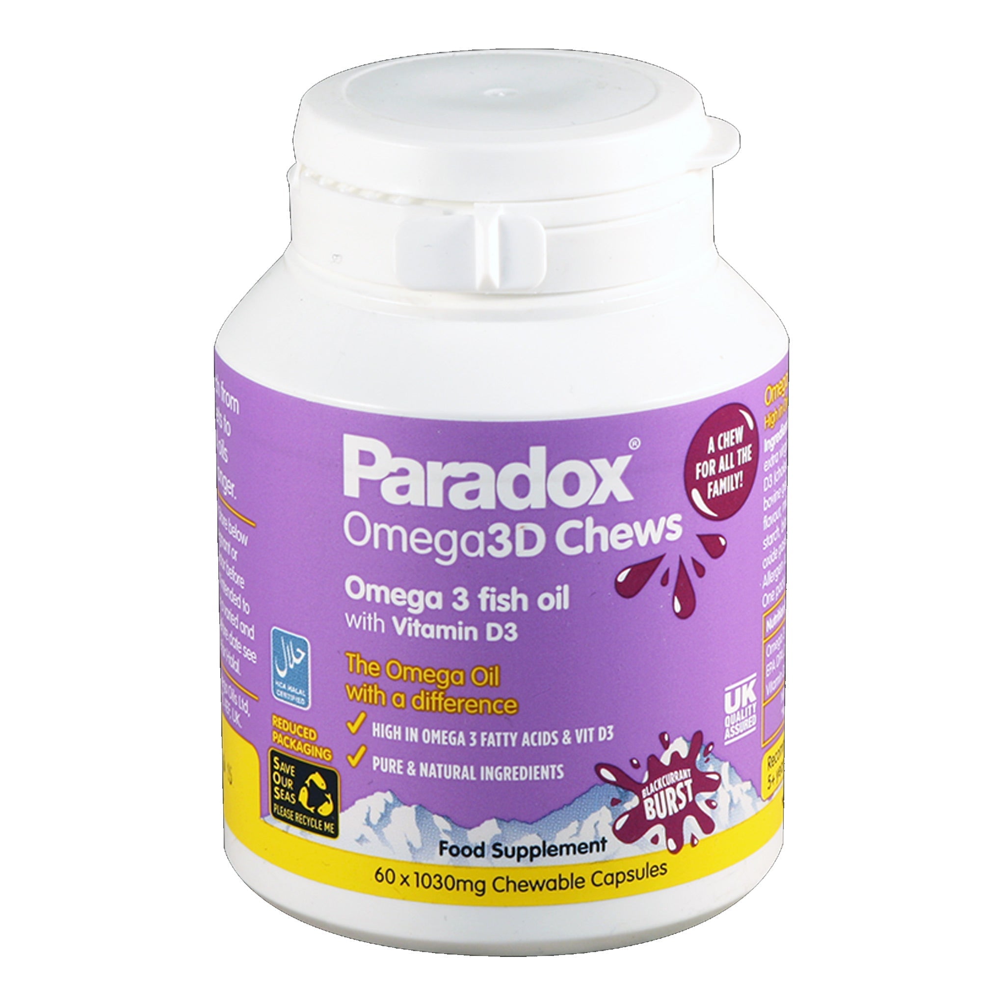 Paradox Omega With Vitamin D3 Chewable