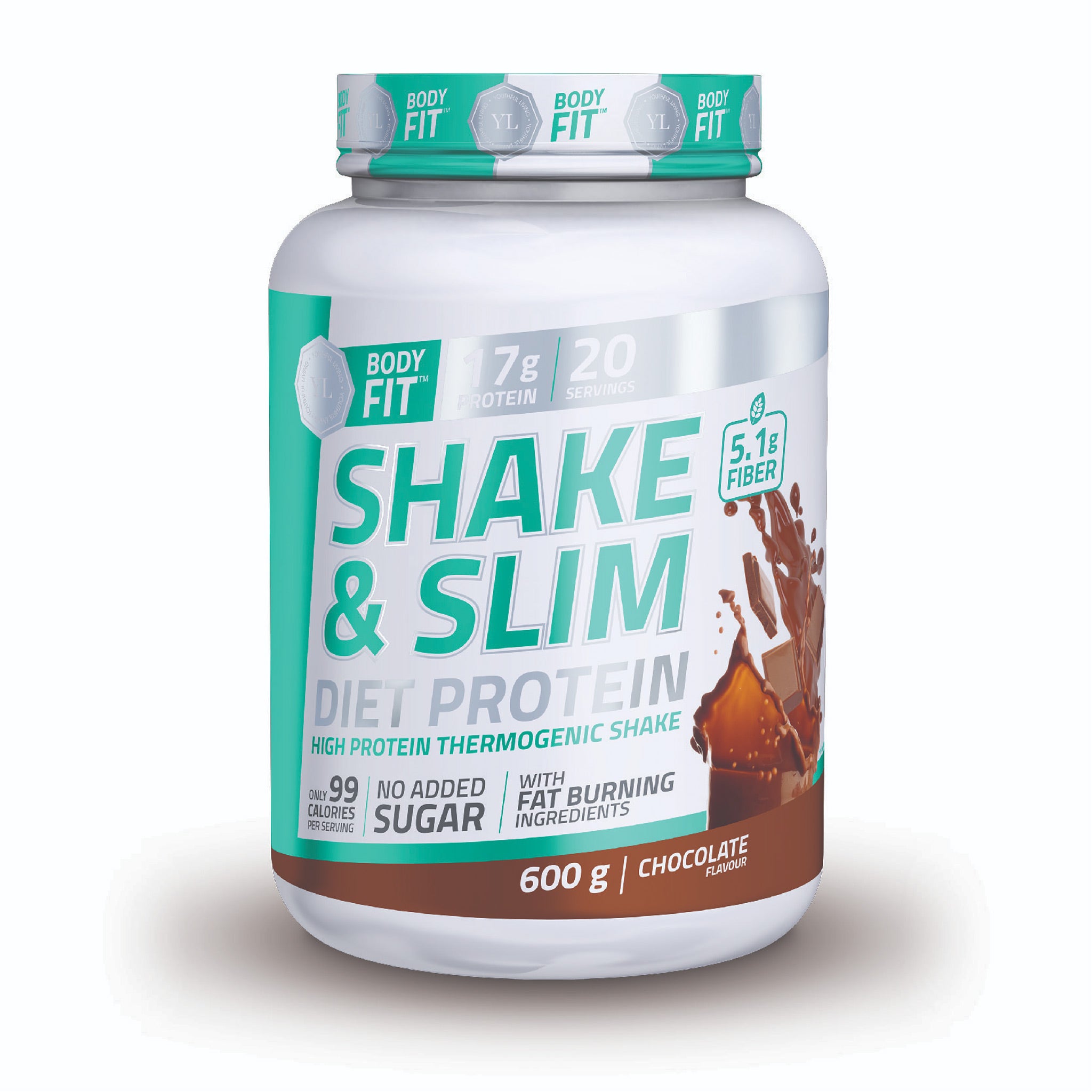 Youthful Living Shake & Slim Diet Protein 600Gm