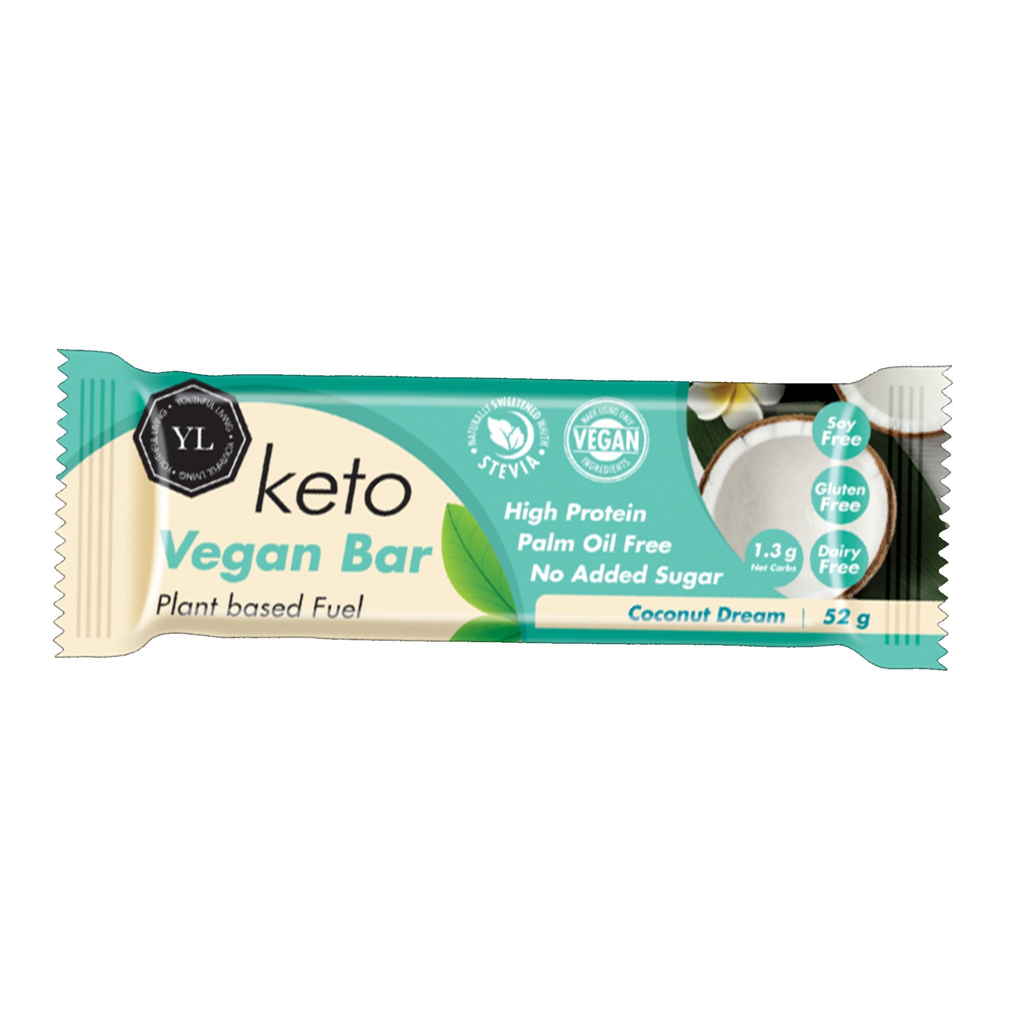 Youthful Living Keto Vegan Bar 52Gm