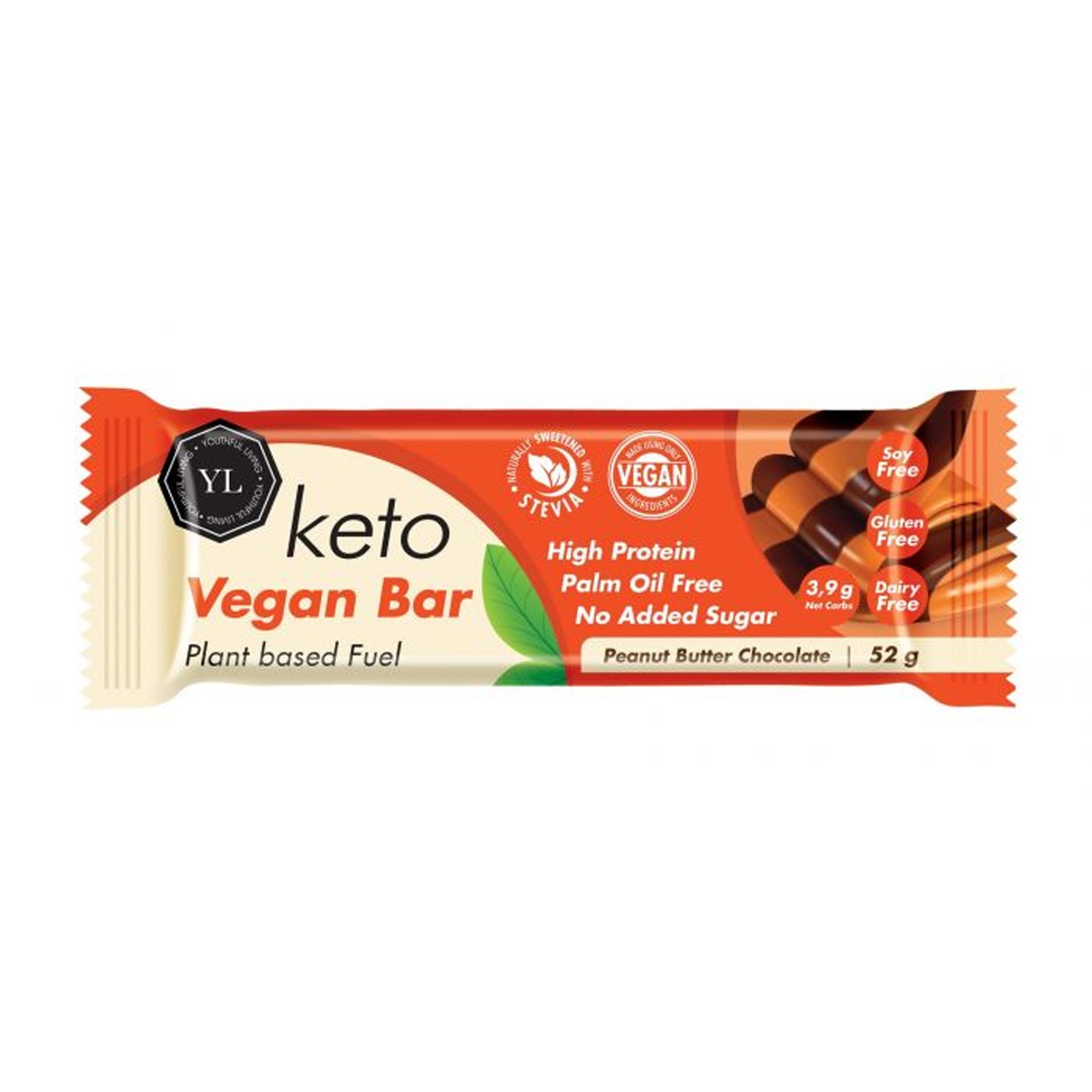 Youthful Living Keto Vegan Bar 52Gm