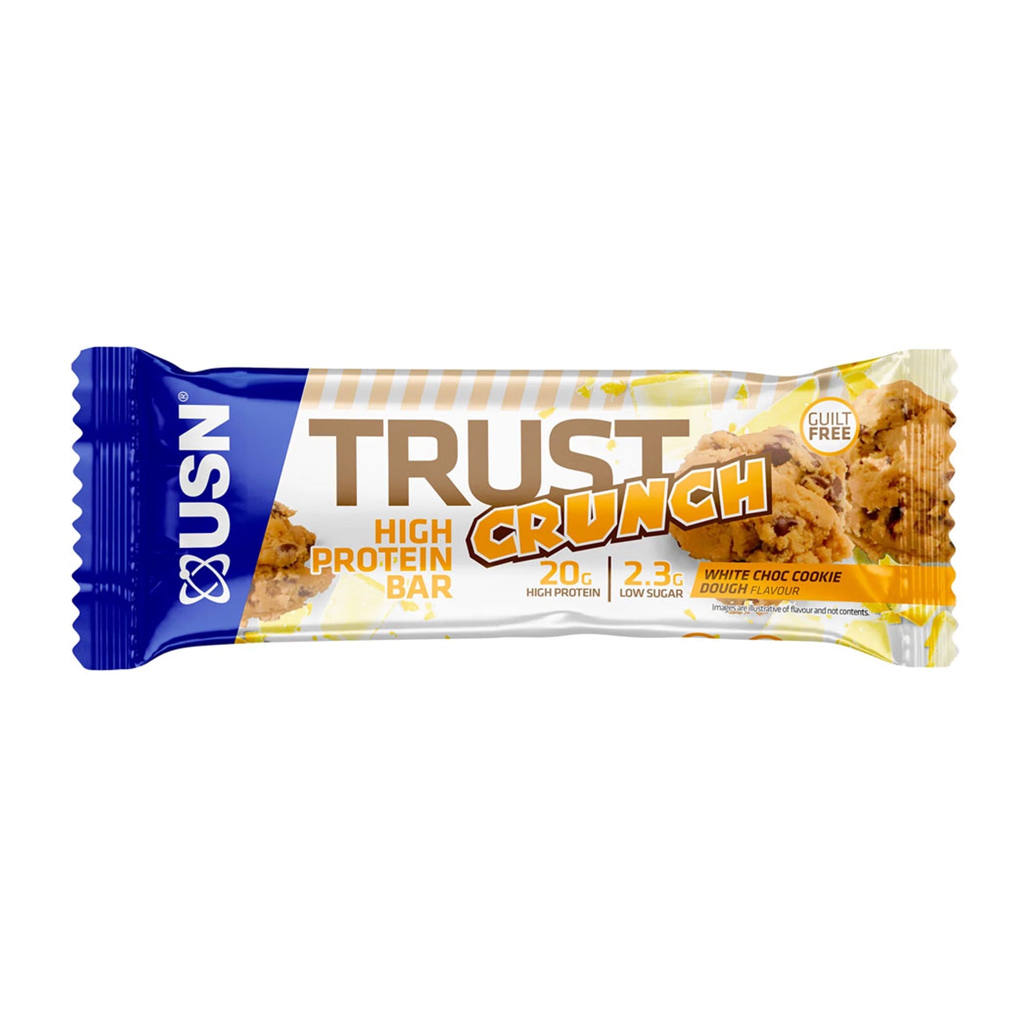 Usn Trust Crunch Protein Bar Cookie Dough 60Gm